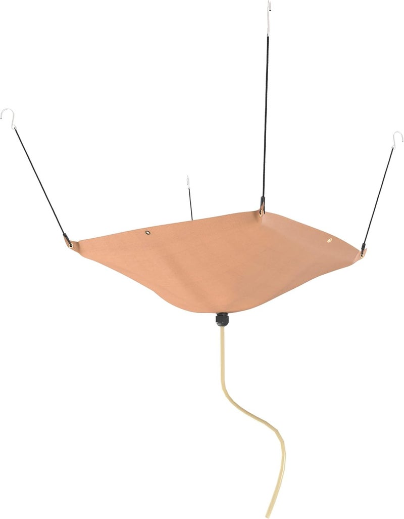 BERPET Ceiling Roof Leak Drip Diverter Tarp Heavy Duty Rain Diverter Kit for Roof with Drainage (3' * 3' Khaki) - Image 2